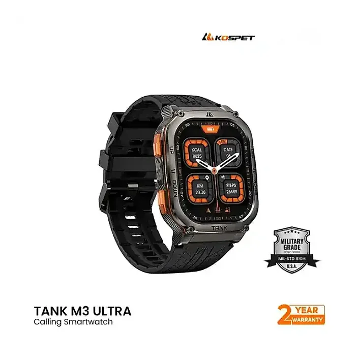 KOSPET TANK M3 Ultra Calling Rugged Smartwatch with GPS